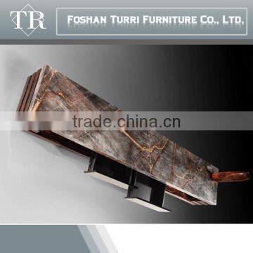 Modern Italian Nature Marble Top tv Cabinet With Drawer for Living Room photo-4