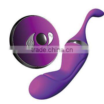 Remote control vibrating sex toy for women