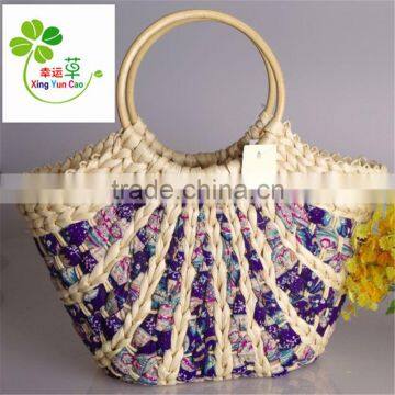 corn skin bags with handle factory supply