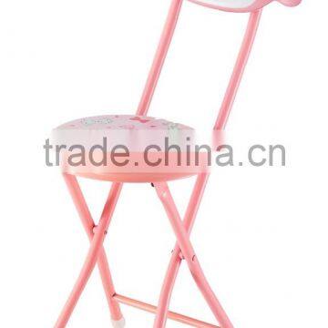 metal material foldable kids chair