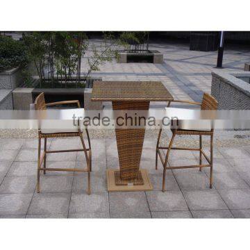 Beautiful 3PC Rattan Bar Set In Double Size photo-6