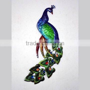 Metal peacock wall art decor