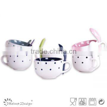 Color Glazed Soup Bowl,ceramic Soup Bowl 400ml photo-2