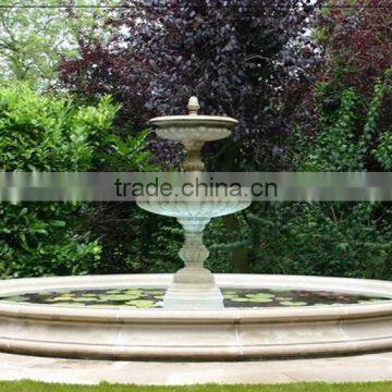 Chinese Stone Carving Garden Fountain Marble Outdoor Water for Sale photo-3