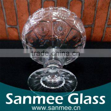 Good Quality Low Price Clear Glass Pedestal Bowl photo-3