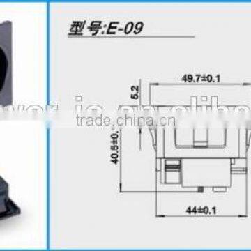 AC Power Outlet Industrial Power Outlet Snap-in IEC European-style Socket E-09 photo-2