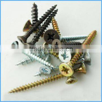Factory Price Yellow Zinc Fibreboard Screw Made in China photo-3