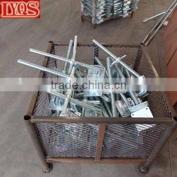 Heavy Duty Solid Steel Screw Jacks with 5" x 5" Base Plate