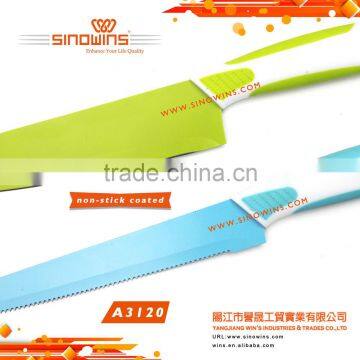 A3120 New Design Hot Sale Non-stick Coating 5PCS Stainless Steel Knife Set photo-4