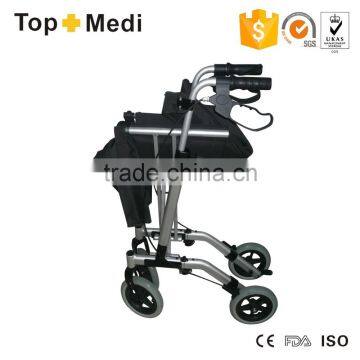 Topmedi Lightweight Aluminum Folding Rollator Walker photo-5