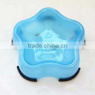 Plastic Star Shape Pet Bowl Dog Bowl Cat Bowls Big and Small Style photo-3