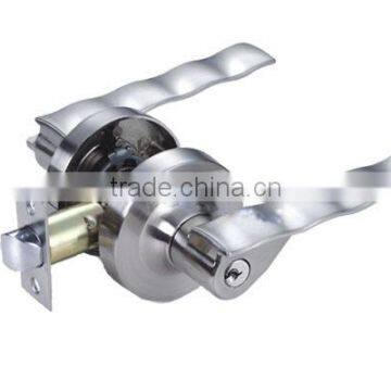 Satin Nickel Zinc Alloy Handle China Door Lock System Leverset photo-2