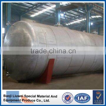 Titanium pressure vessel in chemical industry