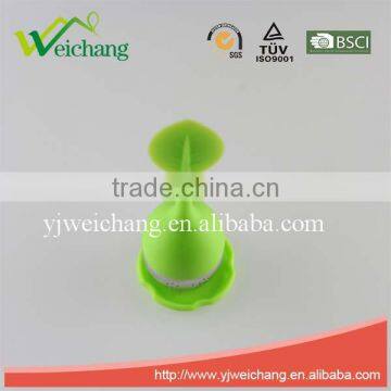 WCTS919 Good Quality Tea Infuser Leaf Strainer Handle With Steel Ball Silicone Leaf Lid With Tray photo-2