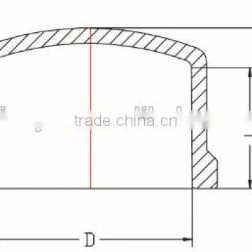 HIGH QUANLITY END CAP OF PVC DIN STANDARD FITTINGS FOR WATER SUPPLY photo-2
