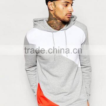 Contrast Panels Hoodie