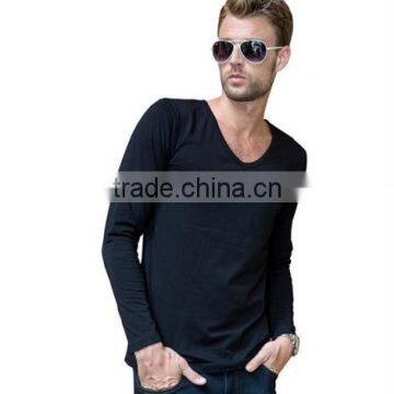 v neck men t shirt sexy underwear t-shirt