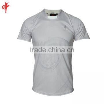 Silver Grey Rugby Jerseys, Plain Tranfix Logo Design, photo-2
