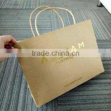 2017 china custom recycled brown paper bag