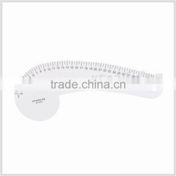 Kearing brand 32cm metal french curve ruler,aluminum vary form ruler french tailor curve ruler#6132A