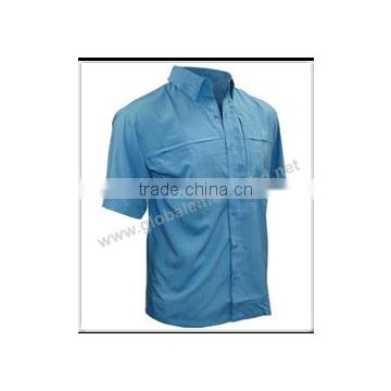 100% Cotton up short sleeve mens shirts WM-007