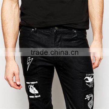 OEM Factory Wholesale Men Latest Design Jeans Pants photo-3