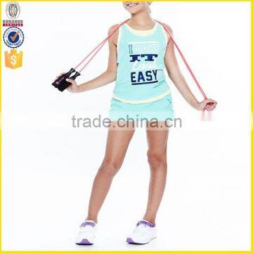 Summer sport printed fashion girl apparel