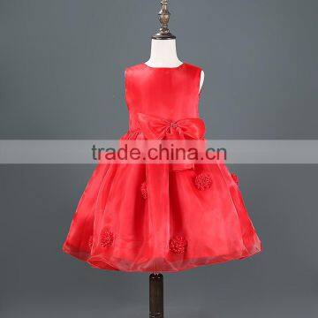 Hot Sales Popular Christmas Baby Girls Kids Flower Petals Party Wedding Prom Fancy Dress 2Colors photo-3