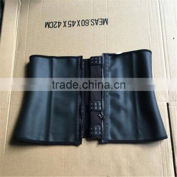 Latex Waist Trainer Zipper Up Waist Trainer Corset Rubber Cincher Silmming Workout Postpartum Waist Body Shaper photo-3
