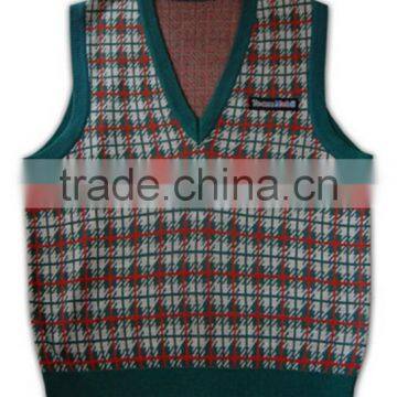 ISO9001/BSCI Manufature Stylish Green Oversized Sleeveless Sweater photo-5