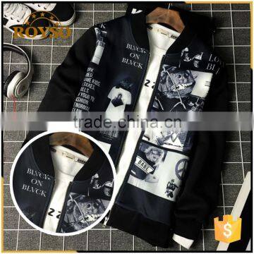 Fashion Custom Black Rock Style Jacket Sports Jacket For Men