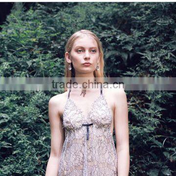 The New 2015 European and American Lingerie Sleepwear Foreign Trade the Original Single Wholesale Sexy Bud Silk Condole Belt Nig photo-3