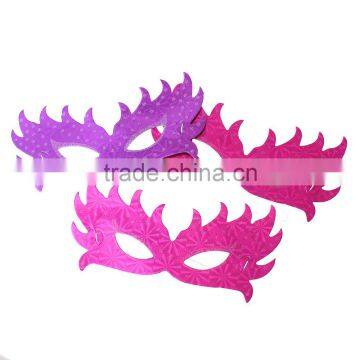 Paper Props Decorations Christmas Snowflake Pattern Simple Design Masquerade Party Mask