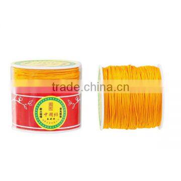 Polyamide Nylon Jewelry Thread Cord For Buddha/Mala/Prayer Beads Orange 0.5mm photo-3