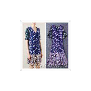 European Fashion Summer Women Print Casual Dress