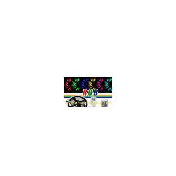 5M 5050 RGB LED Strip + 24 key Remote Controller + power L