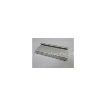 6063-T5 / T6 White Aluminium Extrusion Profile Accept Milling / Drilling Precoss