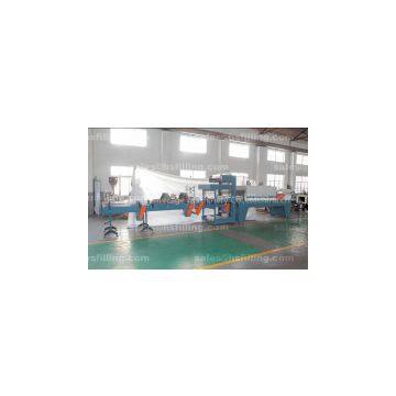 Water Filling Station Liner Shrink Wrap Machine Automated Packaging Line