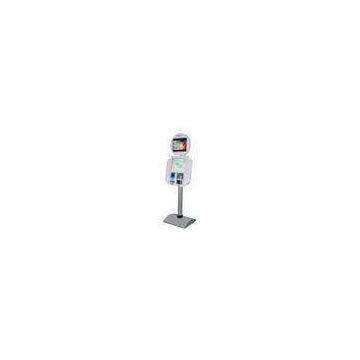 Dual Screen Station Multimedia Kiosks , Bar-code Scanner S801