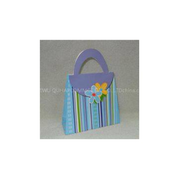 Art Paper Bag With Die-cut Handles