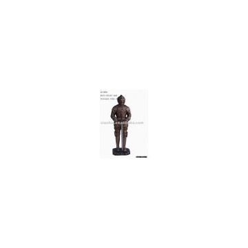 34cm decorative knight with stainless steel sword