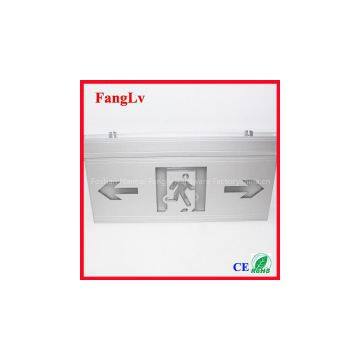 2-8w single face/double face rechargeable emergency exit signs