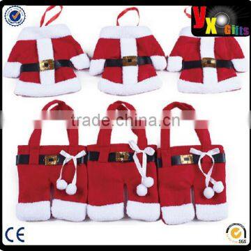 Christmas Santa suit Gift And Treat Bags-2packs