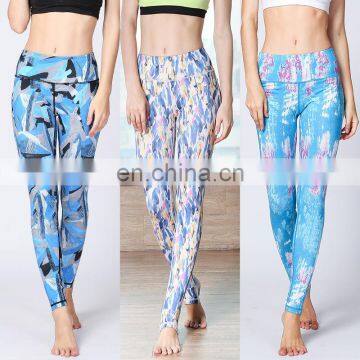 OEM Nylon Spandex Active Wear Custom Yoga Pants For Women photo-6