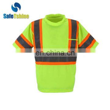 High Visibility Breathable OEM Service Safety Reflective Shirt