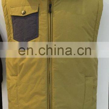 Men Casual Sleeveless Jacket Cotton Winter Jacket Sleeveless Hoodie Vest