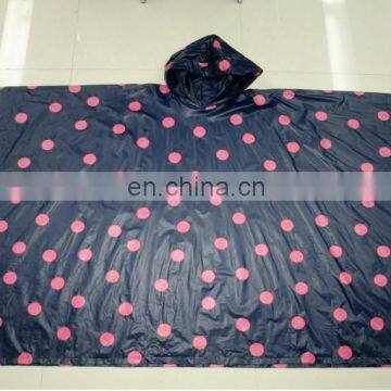 maiyu PVC black polyester poncho