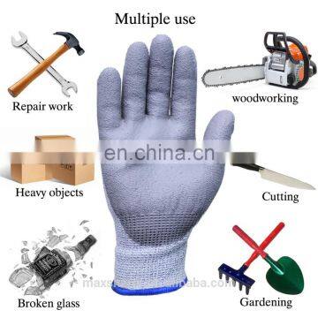 Protective Cutting Resistant PU Coated Multi- Use Hand Cut Resistant Gloves photo-5