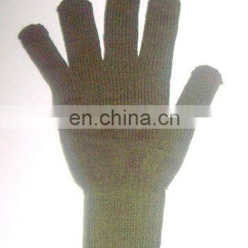 cotton knitted gloves