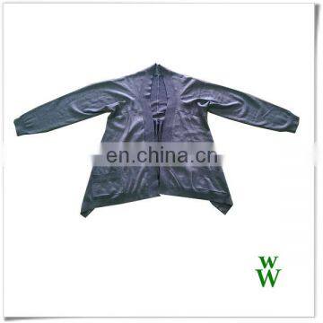 Wool & Rayon 12GG women short cardigans